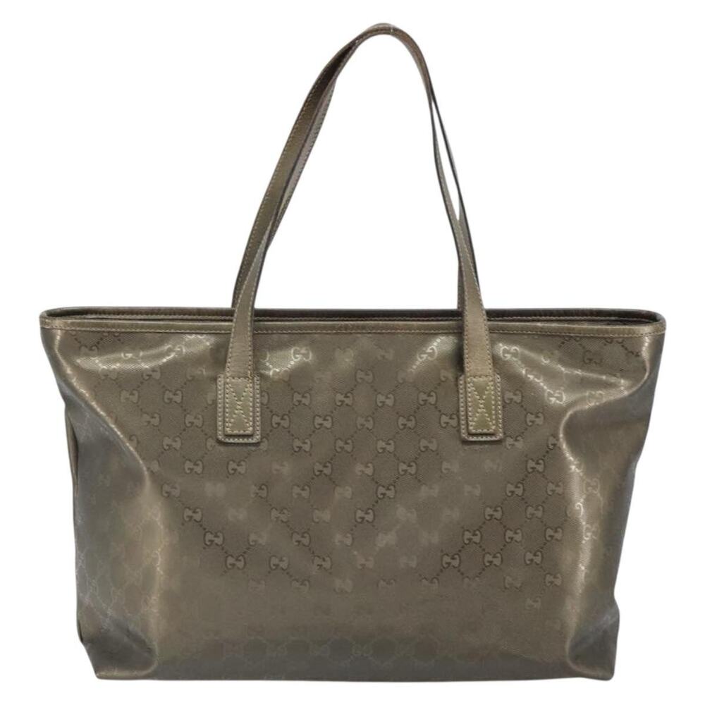 Gucci GG Imprime Coated Canvas Tote Bag Gold